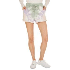 Hippie Rose Sage Tie Dye Shorts with Pockets XL